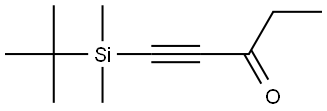 1-[(1,1-Dimethylethyl)dimethylsilyl]-1-pentyn-3-one|