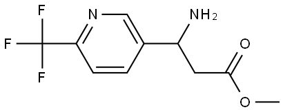 1199776-07-2 METHYL 3-AMINO-3-[6-(TRIFLUOROMETHYL)PYRIDIN-3-YL]PROPANOATE