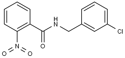 N-(3-chlorobenzyl)-2-nitrobenzamide Structure