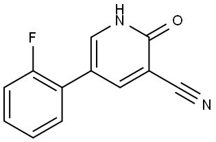 1203561-45-8 3-Pyridinecarbonitrile, 5-(2-fluorophenyl)-1,2-dihydro-2-oxo-