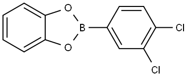 2-(3,4-Dichlorophenyl)-1,3,2-benzodioxaborole 结构式