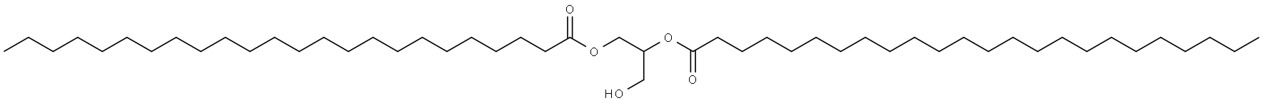 Tetracosanoic acid, 1,1′-[1-(hydroxymethyl)-1,2-ethanediyl] ester Structure