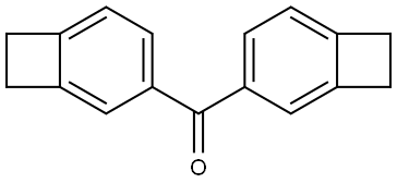 Methanone, bis(bicyclo[4.2.0]octa-1,3,5-trien-3-yl)- Structure