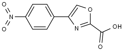 4-(4-Nitro-phenyl)-oxazole-2-carboxylic acid,1211516-79-8,结构式