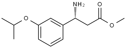 METHYL (3R)-3-AMINO-3-[3-(METHYLETHOXY)PHENYL]PROPANOATE 化学構造式
