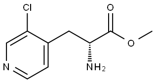 METHYL (2R)-2-AMINO-3-(3-CHLOROPYRIDIN-4-YL)PROPANOATE Structure