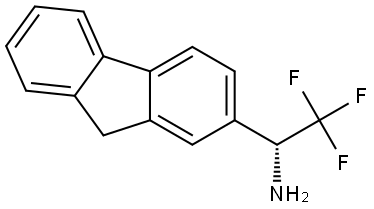 (1R)-1-FLUOREN-2-YL-2,2,2-TRIFLUOROETHYLAMINE,1212833-24-3,结构式