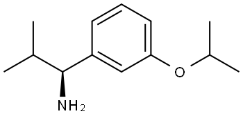 (1S)-2-METHYL-1-[3-(METHYLETHOXY)PHENYL]PROPYLAMINE Structure
