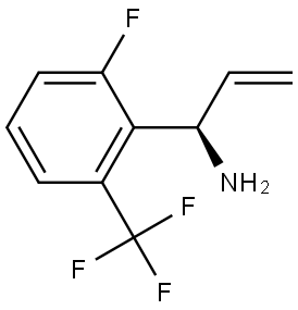 (1R)-1-[2-FLUORO-6-(TRIFLUOROMETHYL)PHENYL]PROP-2-EN-1-AMINE|