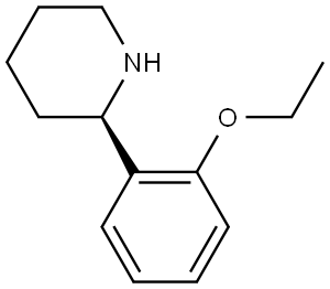 1-((2R)(2-PIPERIDYL))-2-ETHOXYBENZENE 结构式