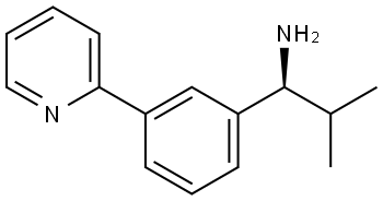 (1S)-2-METHYL-1-[3-(PYRIDIN-2-YL)PHENYL]PROPAN-1-AMINE Structure