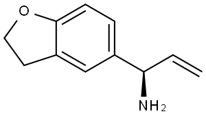 (1R)-1-(2,3-DIHYDROBENZO[B]FURAN-5-YL)PROP-2-ENYLAMINE 结构式