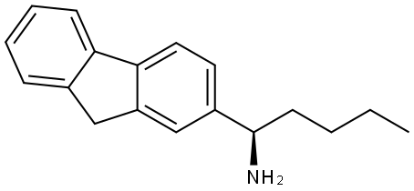 (1R)-1-FLUOREN-2-YLPENTYLAMINE,1212890-03-3,结构式