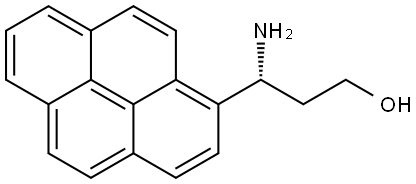 (3R)-3-AMINO-3-PYRENYLPROPAN-1-OL 结构式