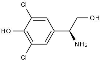 4-((1S)-1-AMINO-2-HYDROXYETHYL)-2,6-DICHLOROPHENOL,1212932-74-5,结构式