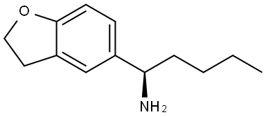 (1R)-1-(2,3-DIHYDROBENZO[B]FURAN-5-YL)PENTYLAMINE Structure