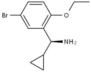 (S)-(5-BROMO-2-ETHOXYPHENYL)(CYCLOPROPYL)METHANAMINE Structure