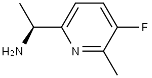 (1S)-1-(5-FLUORO-6-METHYL (2-PYRIDYL))ETHYLAMINE Structure