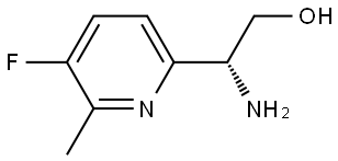 (2R)-2-AMINO-2-(5-FLUORO-6-METHYL (2-PYRIDYL))ETHAN-1-OL,1213036-21-5,结构式