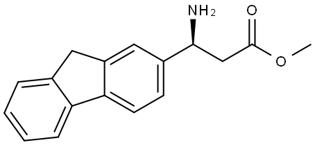 METHYL (3S)-3-AMINO-3-FLUOREN-2-YLPROPANOATE Structure