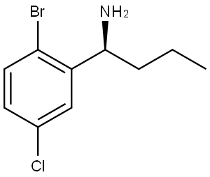 (1S)-1-(2-BROMO-5-CHLOROPHENYL)BUTAN-1-AMINE Structure