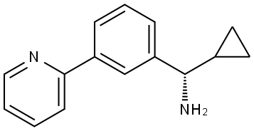 (S)-CYCLOPROPYL[3-(PYRIDIN-2-YL)PHENYL]METHANAMINE,1213096-00-4,结构式