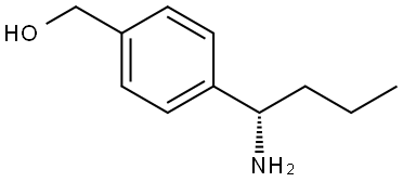 4-((1S)-1-AMINOBUTYL)PHENYL]METHAN-1-OL,1213122-52-1,结构式