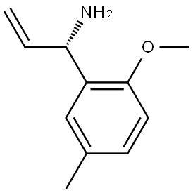 (1S)-1-(2-METHOXY-5-METHYLPHENYL)PROP-2-EN-1-AMINE Structure