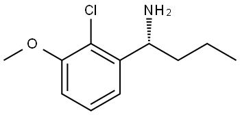(1R)-1-(2-CHLORO-3-METHOXYPHENYL)BUTAN-1-AMINE Structure