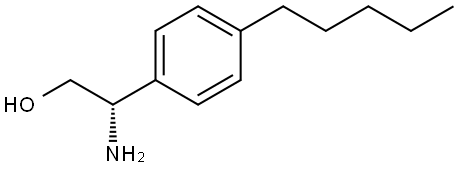 (2S)-2-AMINO-2-(4-PENTYLPHENYL)ETHAN-1-OL 结构式