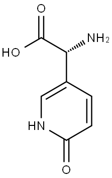 (2R)-2-amino-2-(6-hydroxypyridin-3-yl)acetic acid Structure