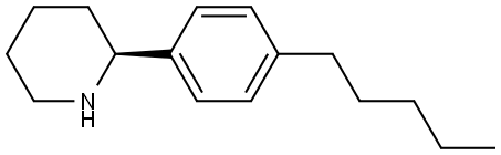 (2S)-2-(4-PENTYLPHENYL)PIPERIDINE,1213371-15-3,结构式