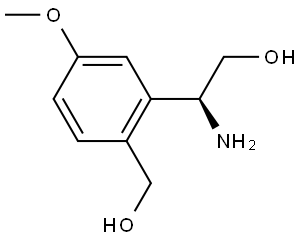 (2S)-2-AMINO-2-[2-(HYDROXYMETHYL)-5-METHOXYPHENYL]ETHAN-1-OL 结构式