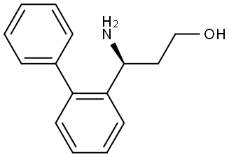 (3S)-3-AMINO-3-(2-PHENYLPHENYL)PROPAN-1-OL,1213385-36-4,结构式