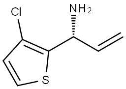 (1R)-1-(3-CHLOROTHIOPHEN-2-YL)PROP-2-EN-1-AMINE,1213413-09-2,结构式