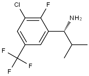 1213458-26-4 (1R)-1-[3-CHLORO-2-FLUORO-5-(TRIFLUOROMETHYL)PHENYL]-2-METHYLPROPAN-1-AMINE