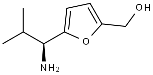 (5-[(1S)-1-AMINO-2-METHYLPROPYL]FURAN-2-YL)METHANOL Structure