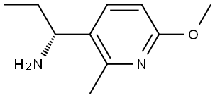 (1R)-1-(6-METHOXY-2-METHYLPYRIDIN-3-YL)PROPAN-1-AMINE Structure