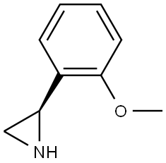 (2R)-2-(2-methoxyphenyl)aziridine Struktur