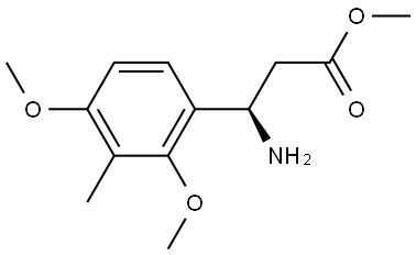 1213516-67-6 METHYL (3R)-3-AMINO-3-(2,4-DIMETHOXY-3-METHYLPHENYL)PROPANOATE