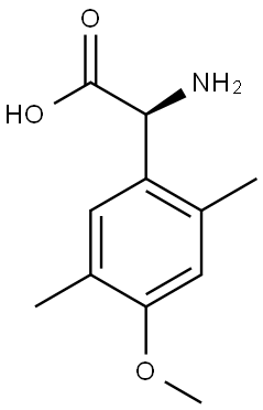 (2S)-2-AMINO-2-(4-METHOXY-2,5-DIMETHYLPHENYL)ACETIC ACID Structure