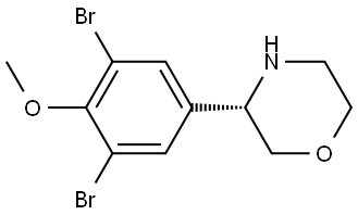 (3S)-3-(3,5-DIBROMO-4-METHOXYPHENYL)MORPHOLINE|