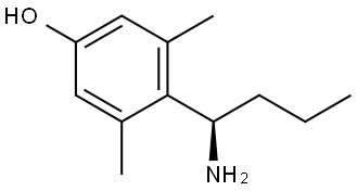 4-[(1R)-1-AMINOBUTYL]-3,5-DIMETHYLPHENOL,1213691-64-5,结构式