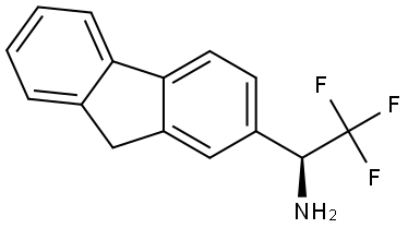 (1S)-1-FLUOREN-2-YL-2,2,2-TRIFLUOROETHYLAMINE 结构式