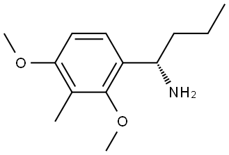 (1S)-1-(2,4-DIMETHOXY-3-METHYLPHENYL)BUTAN-1-AMINE Struktur
