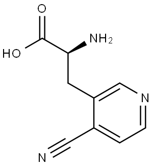 (2S)-2-AMINO-3-(4-CYANOPYRIDIN-3-YL)PROPANOIC ACID Struktur