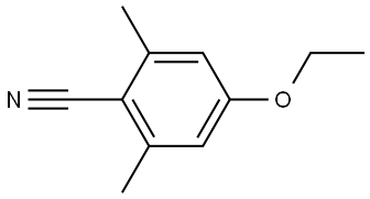 4-Ethoxy-2,6-dimethylbenzonitrile 结构式