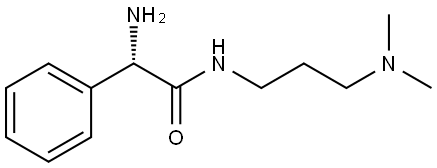 (αS)-α-Amino-N-[3-(dimethylamino)propyl]benzeneacetamide Structure