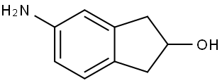 (+)-5-Amino-2,3-dihydro-1H-inden-2-ol,1219928-04-7,结构式