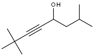 2,7,7-Trimethyl-5-octyn-4-ol Structure